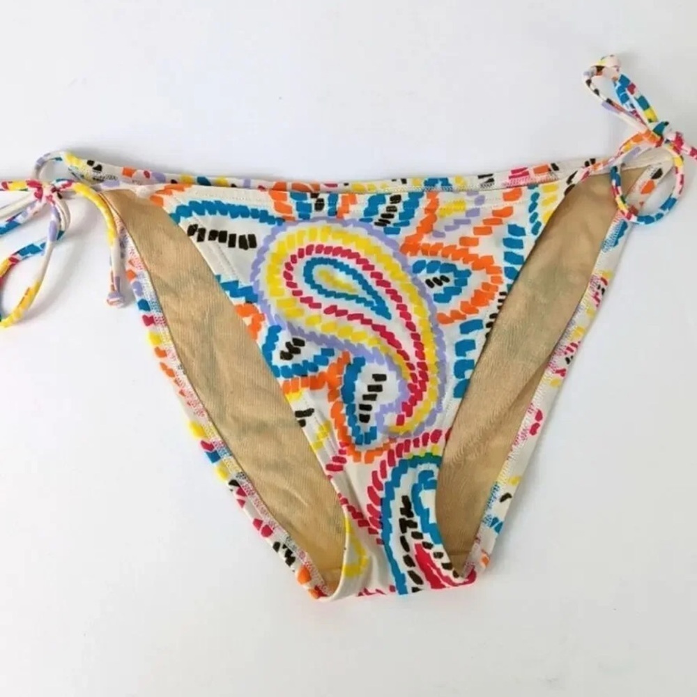 Colorful Patterned Bikini Bottom - Picture 1 of 5